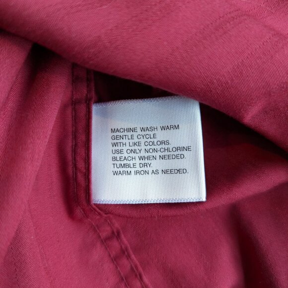 J. Ferrar Men's Modern Fit Dress Shirt Red | 15.5 / 32-33 - Picture 4 of 4